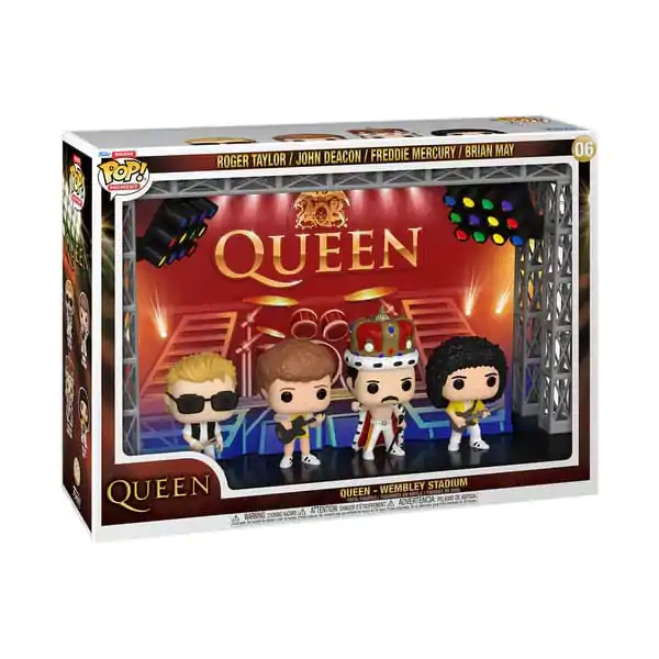 Queen Funko POP Moments Deluxe Vinyl Figure 4-Pack Wembley Stadium fotografija izdelka