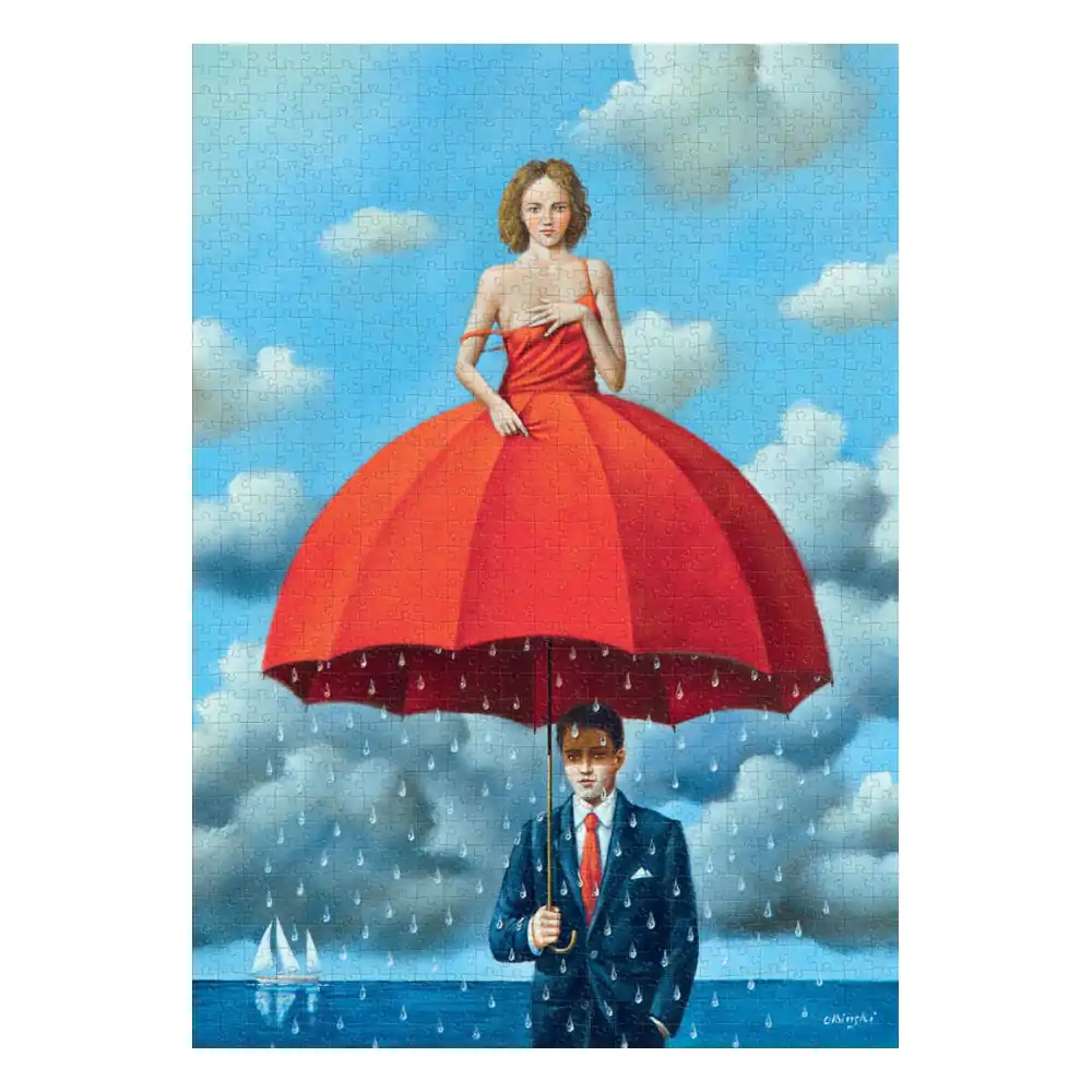 Rafal Olbinski Imagination Puzzle Obramba pred banalnostjo (1000 kosov) fotografija izdelka