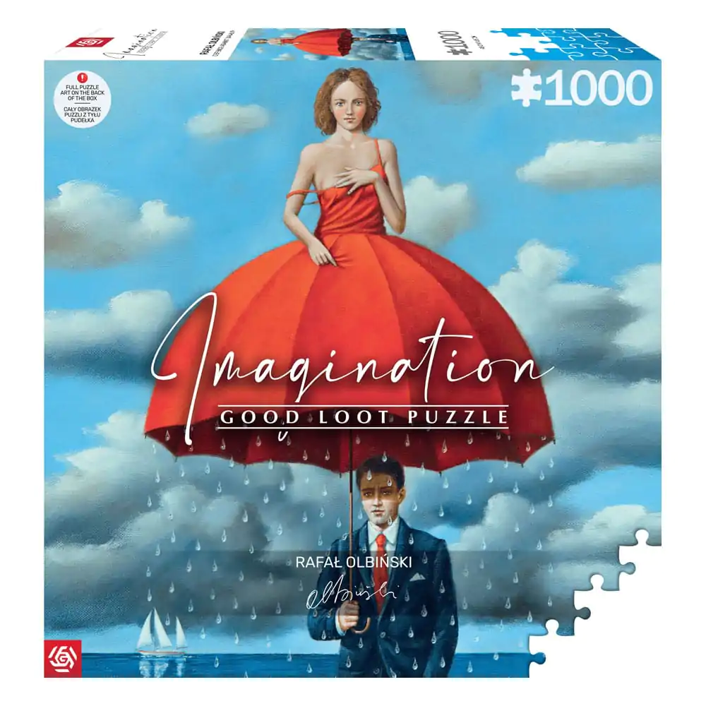 Rafal Olbinski Imagination Puzzle Obramba pred banalnostjo (1000 kosov) fotografija izdelka