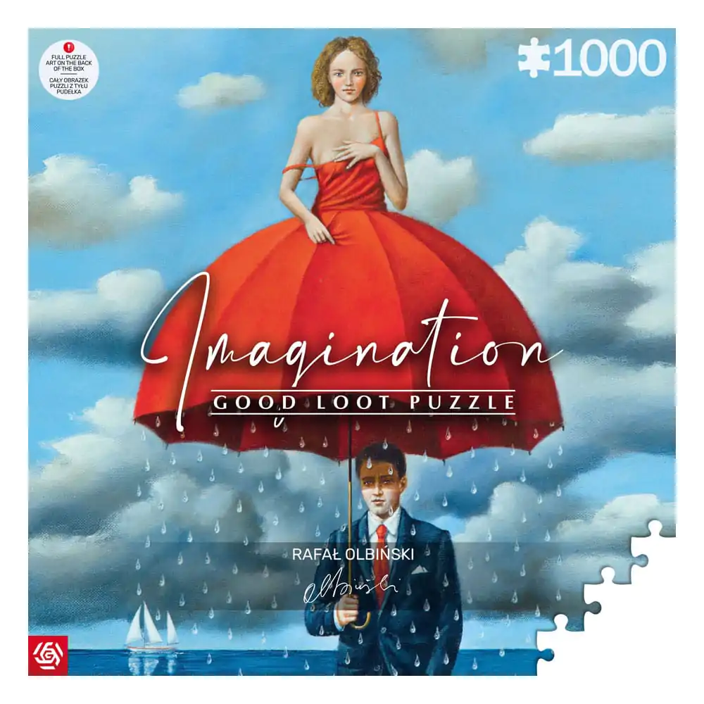 Rafal Olbinski Imagination Puzzle Obramba pred banalnostjo (1000 kosov) fotografija izdelka