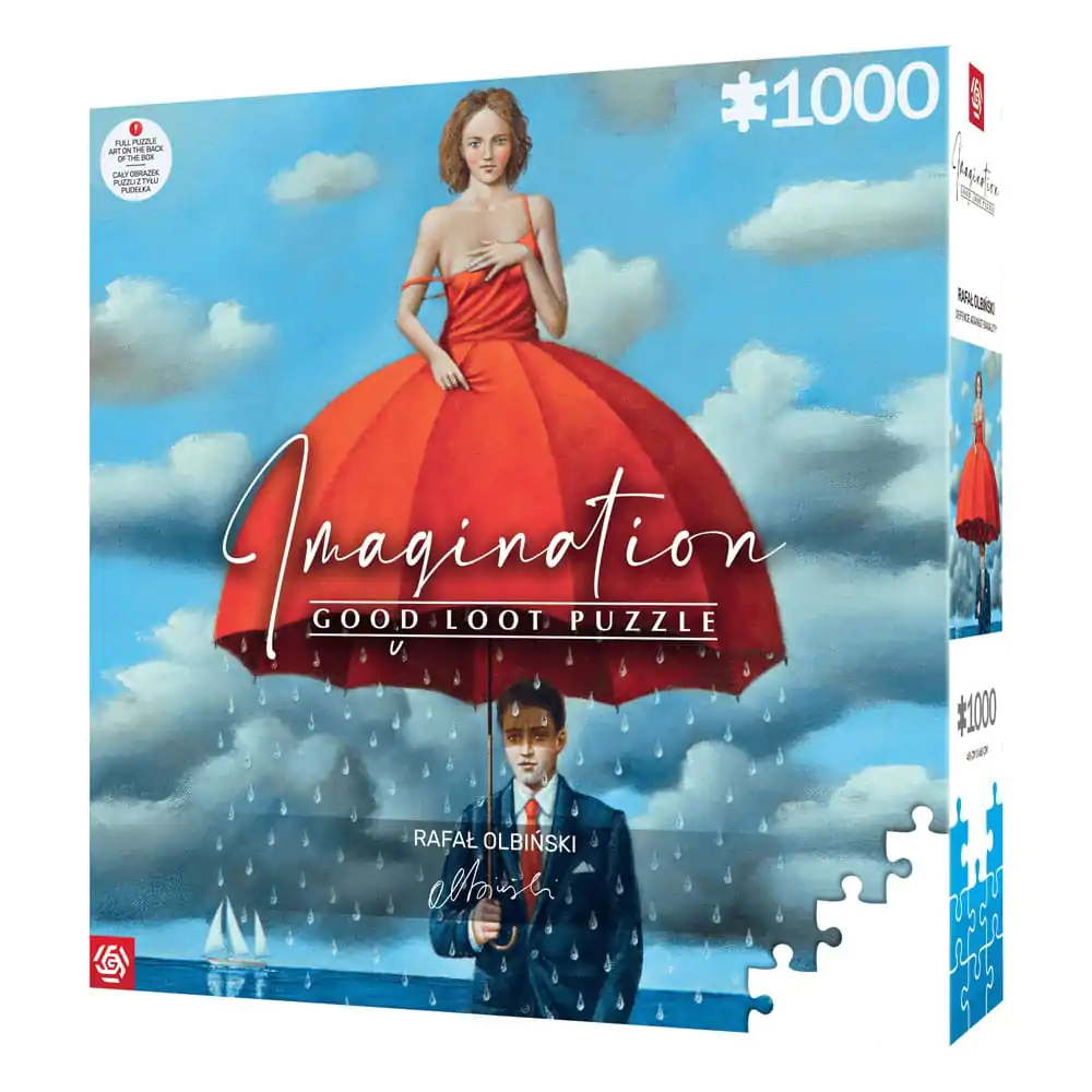 Rafal Olbinski Imagination Puzzle Obramba pred banalnostjo (1000 kosov) fotografija izdelka