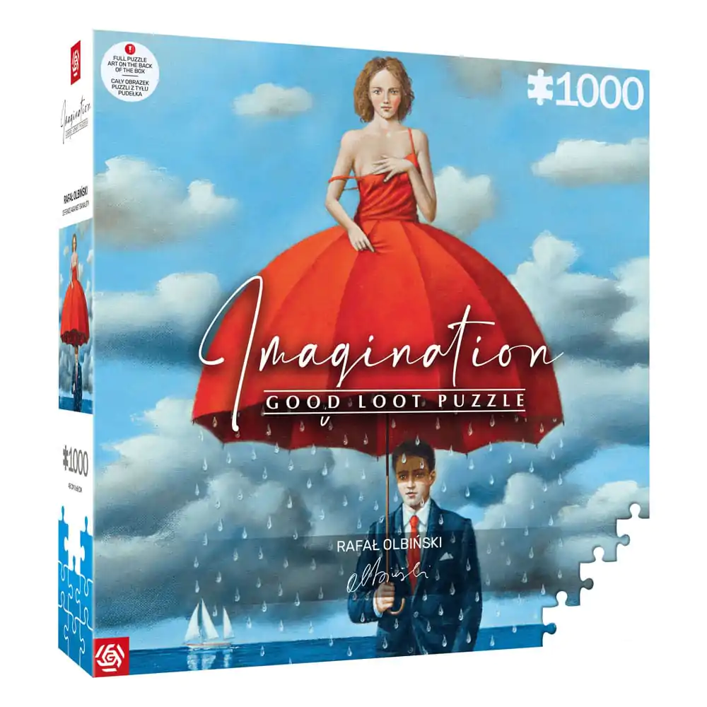 Rafal Olbinski Imagination Puzzle Obramba pred banalnostjo (1000 kosov) fotografija izdelka