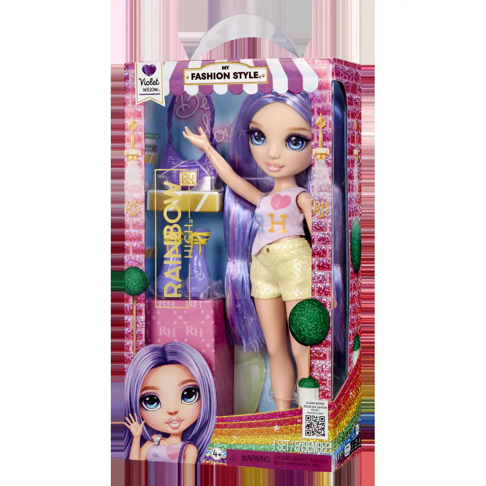 Rainbow High Moj modni stil lutka Violet fotografija izdelka