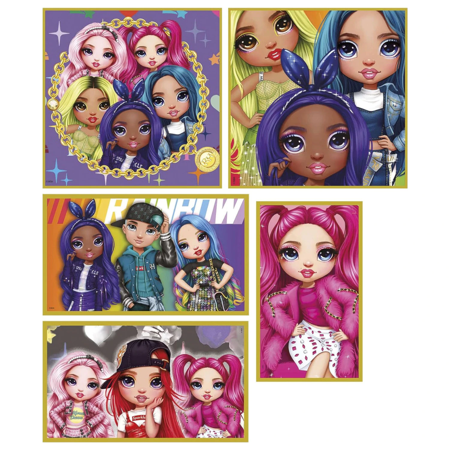 Rainbow High Personalities sestavljanka 10-v-1 Clementoni fotografija izdelka