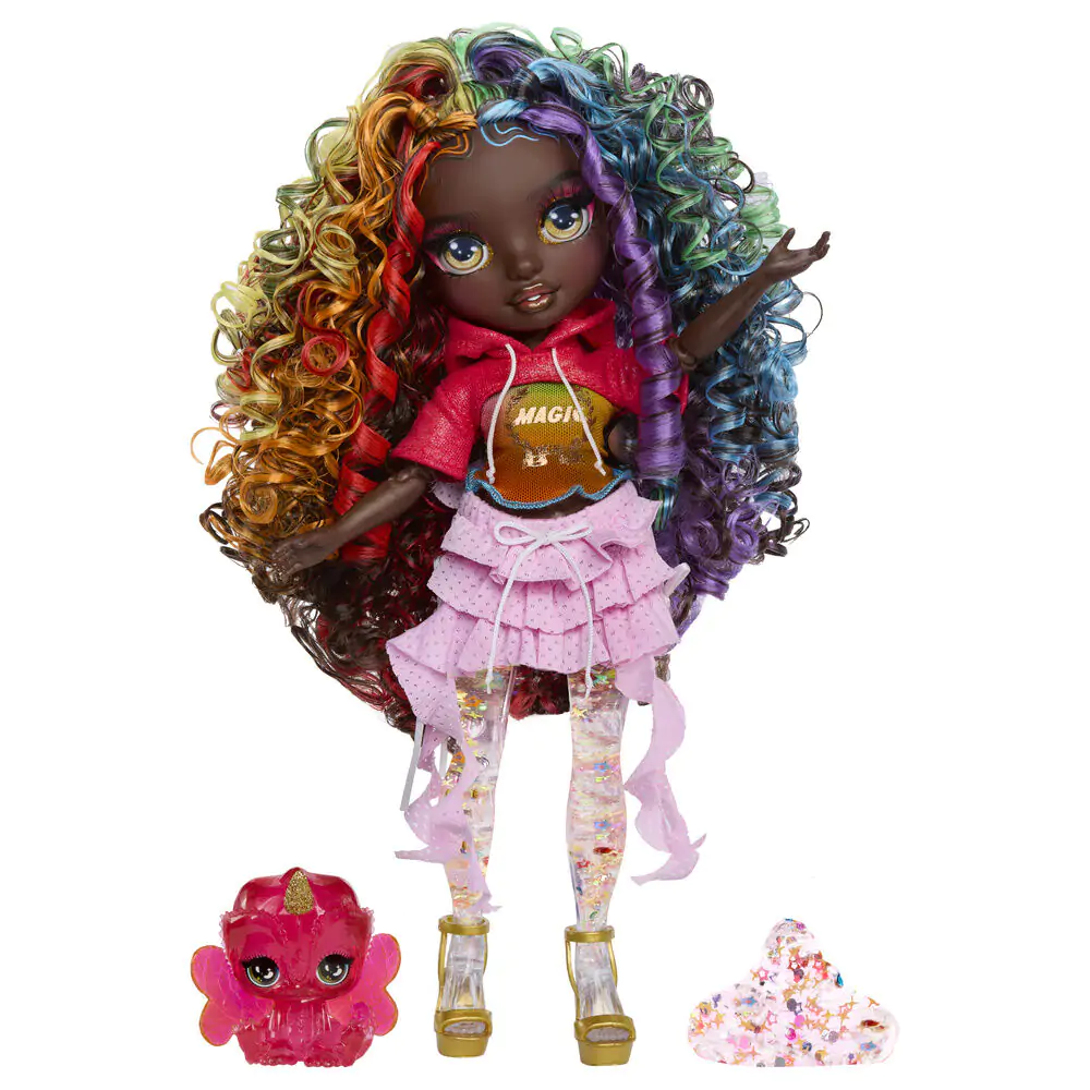 Rainbow High Rainbow Shimmers Feature Fantasy Iris punčka fotografija izdelka