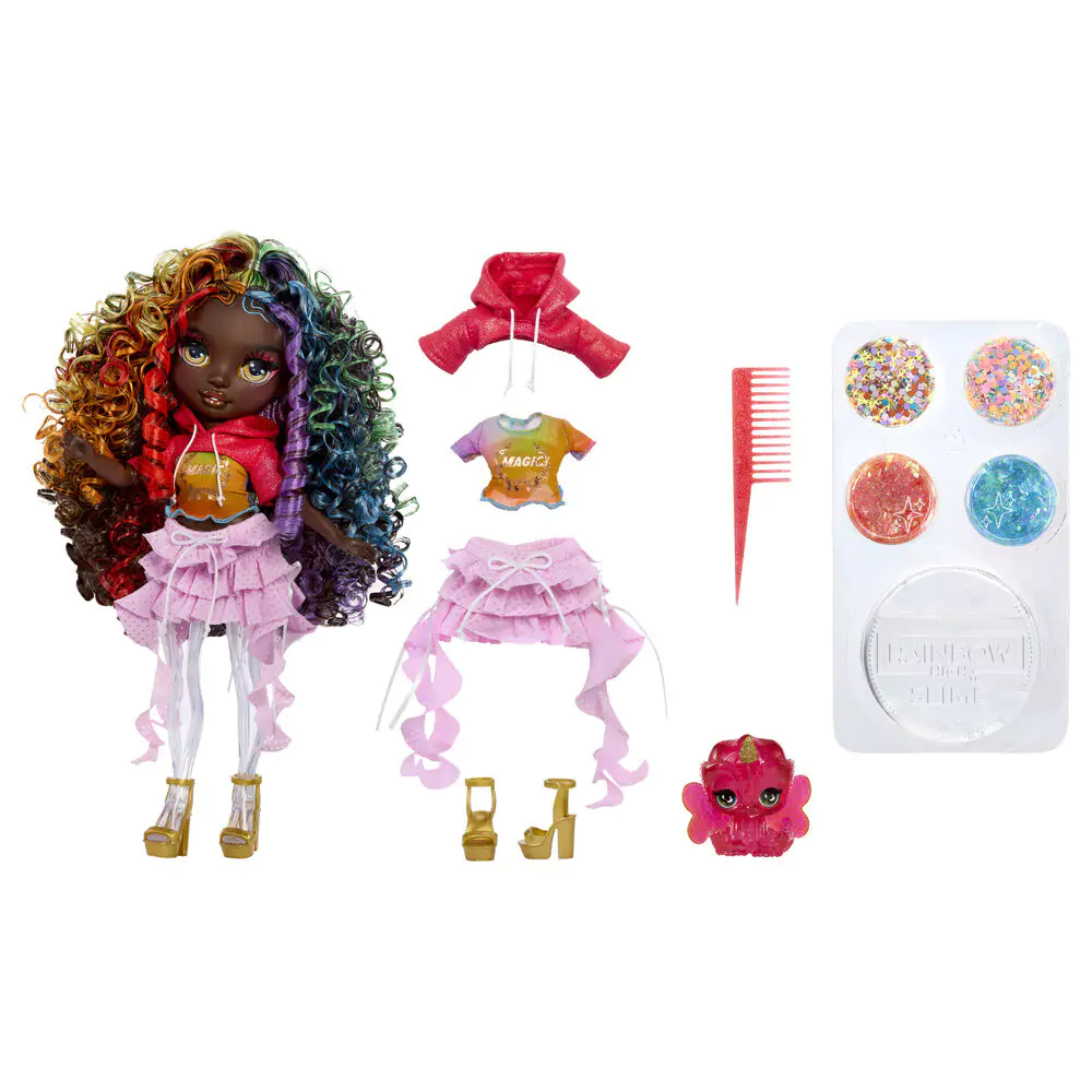 Rainbow High Rainbow Shimmers Feature Fantasy Iris punčka fotografija izdelka