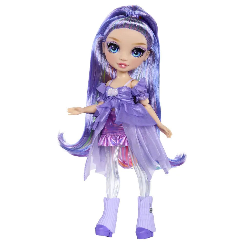 Rainbow High Rainbow Shimmers Feature Fantasy Violet lutka fotografija izdelka