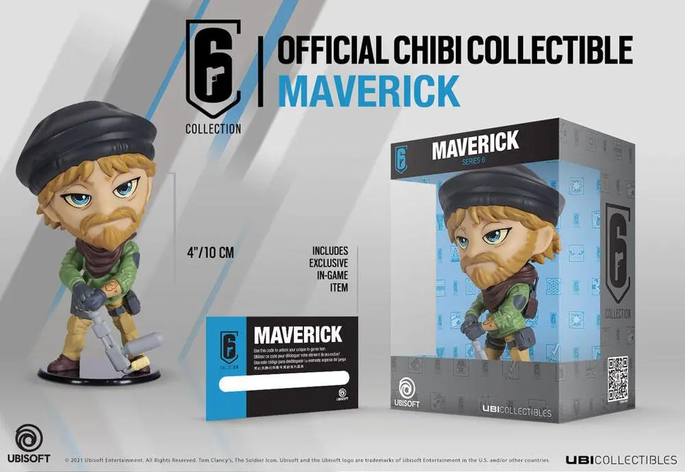 Rainbow Six Siege 6 Collection Chibi Figurica Serija 6 Maverick 10 cm fotografija izdelka