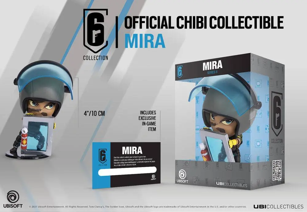 Rainbow Six Siege 6 Collection Chibi Figurica Serija 6 Mira 10 cm fotografija izdelka