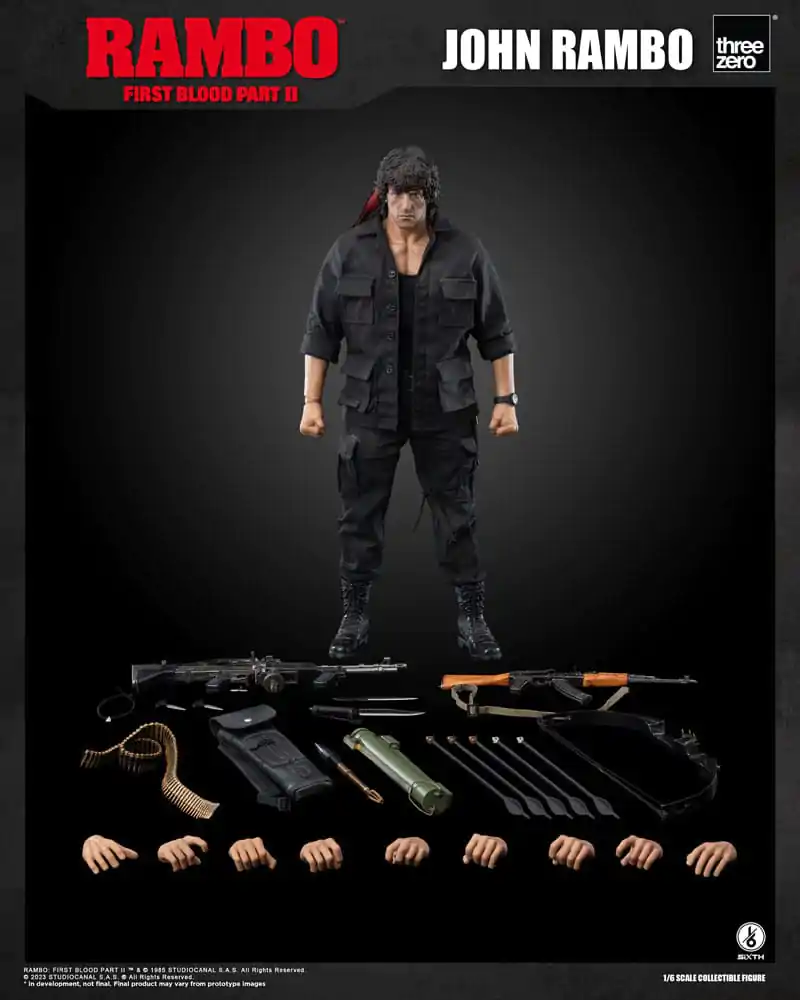Rambo: First Blood II Akcijska figura 1/6 John Rambo 30 cm fotografija izdelka
