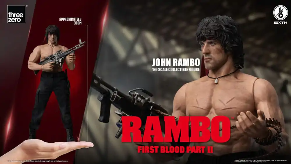 Rambo: First Blood II Akcijska figura 1/6 John Rambo 30 cm fotografija izdelka
