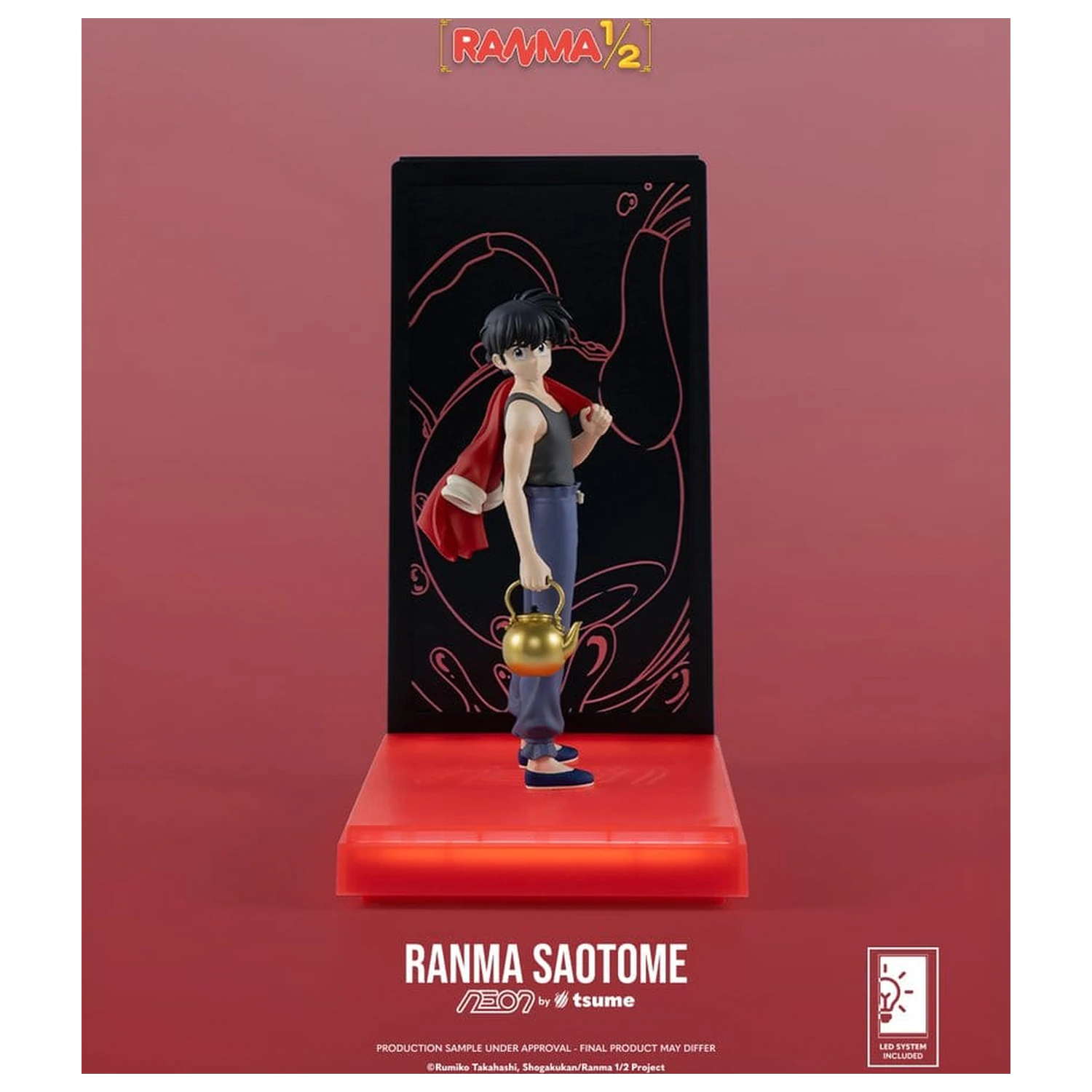 Ranma Neon figura 1/9 Ranma Saotome Boy 20 cm fotografija izdelka