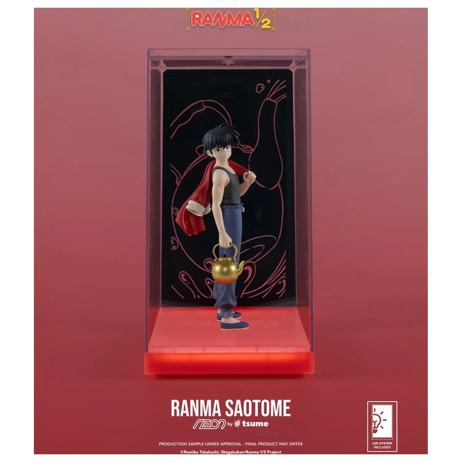 Ranma Neon figura 1/9 Ranma Saotome Boy 20 cm fotografija izdelka