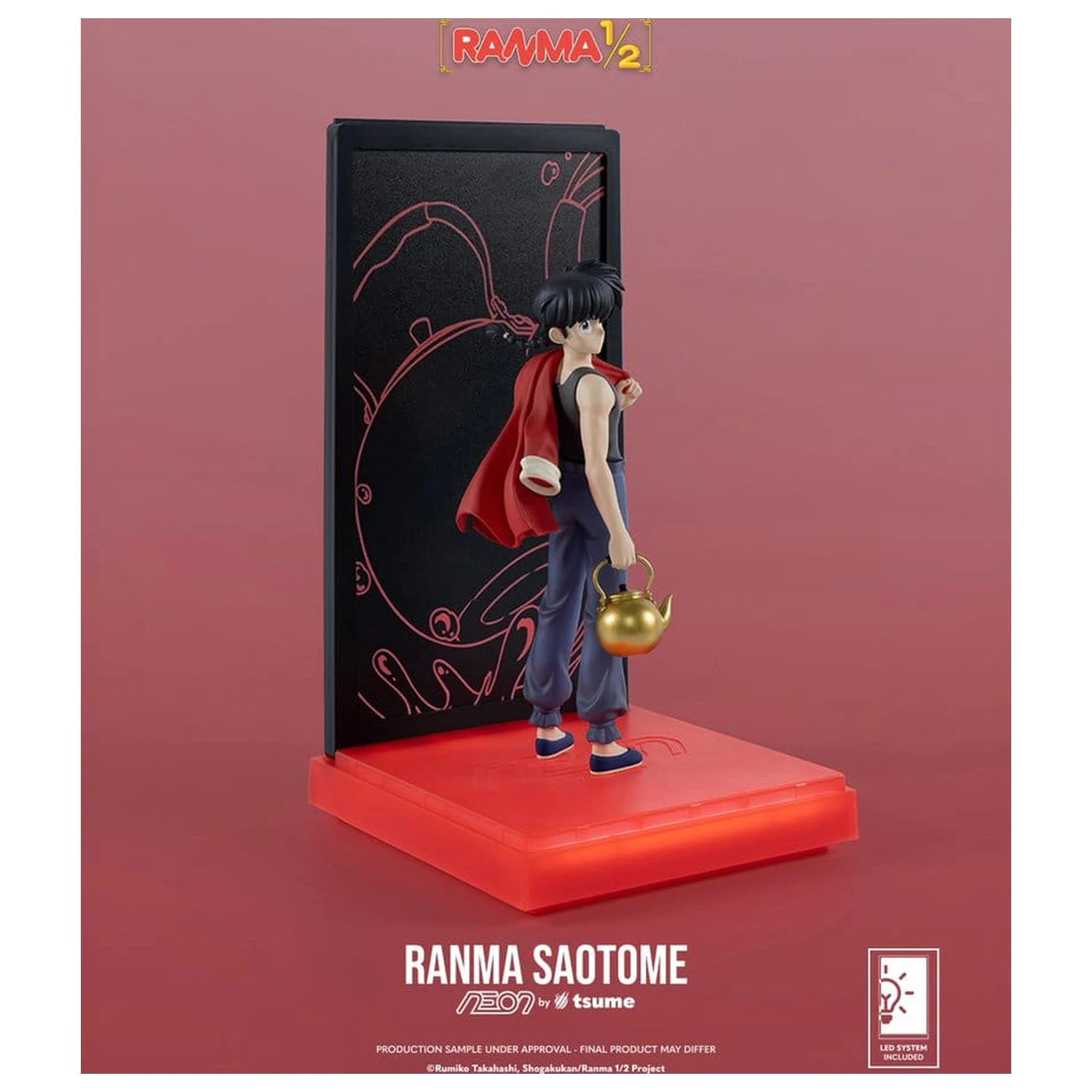 Ranma Neon figura 1/9 Ranma Saotome Boy 20 cm fotografija izdelka