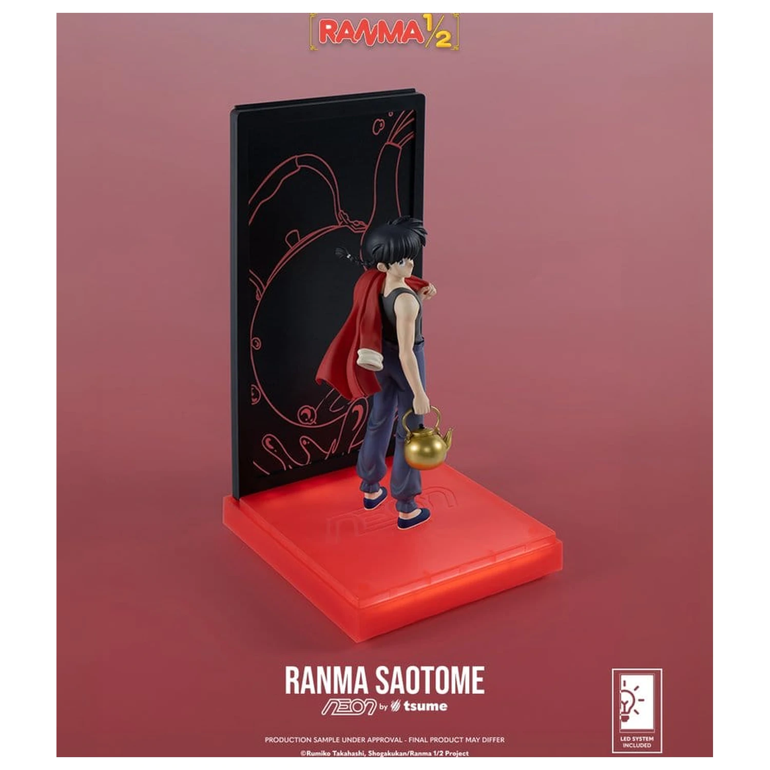 Ranma Neon figura 1/9 Ranma Saotome Boy 20 cm fotografija izdelka