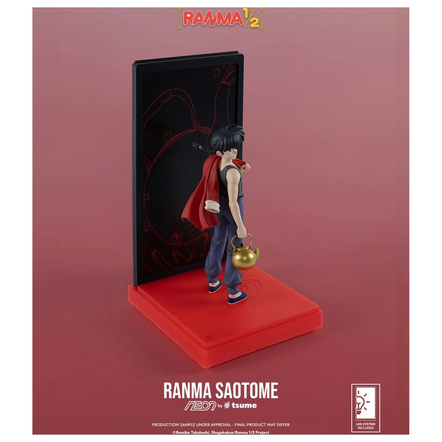 Ranma Neon figura 1/9 Ranma Saotome Boy 20 cm fotografija izdelka