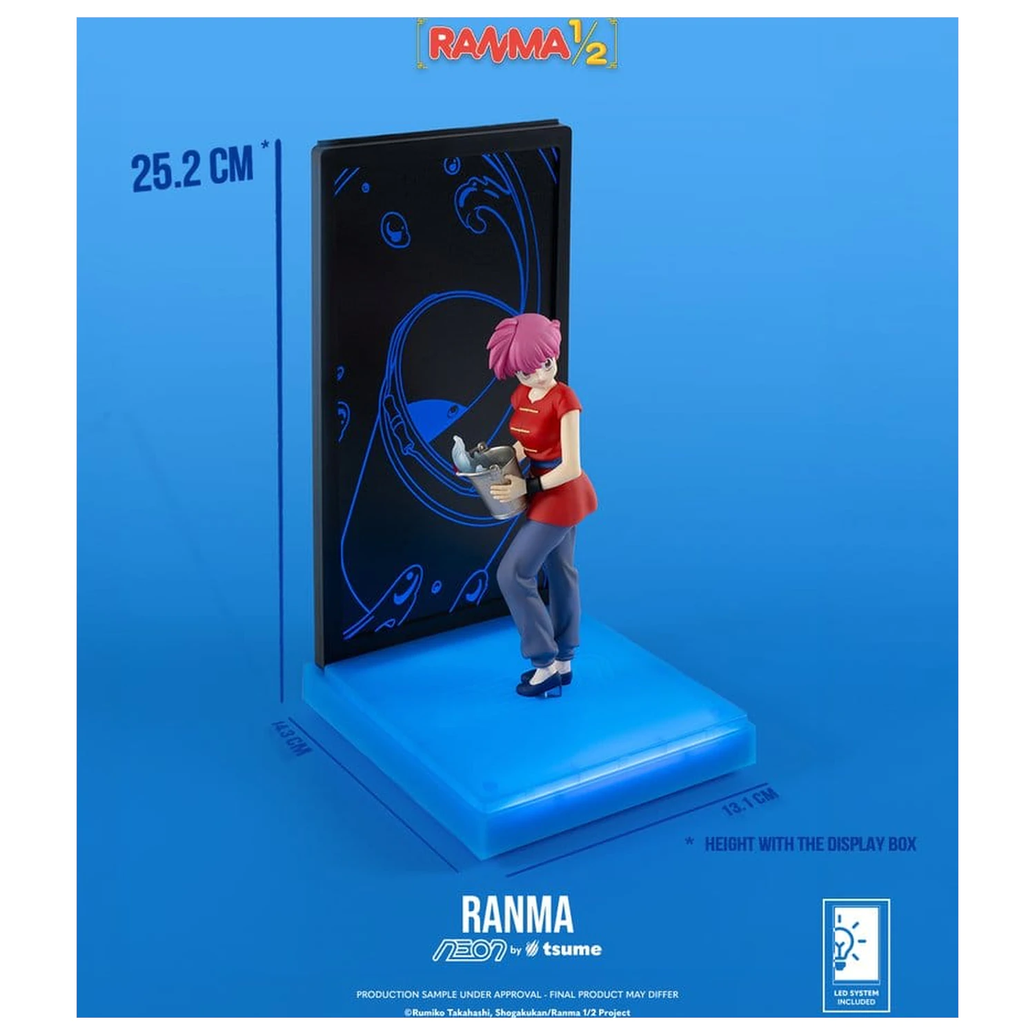 Ranma Neon Figura 1/9 Ranma Saotome Girl 20 cm fotografija izdelka