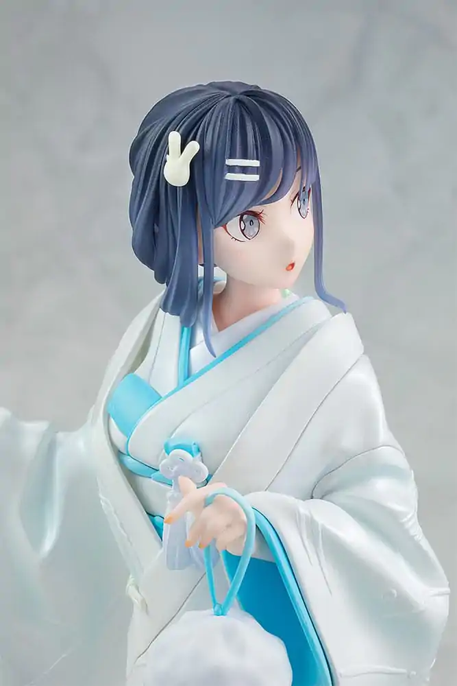 Rascal Does Not Dream of a Bunny Girl Senpai Kip 1/7 Mai Sakurajima White Kimono Ver. 23 cm fotografija izdelka