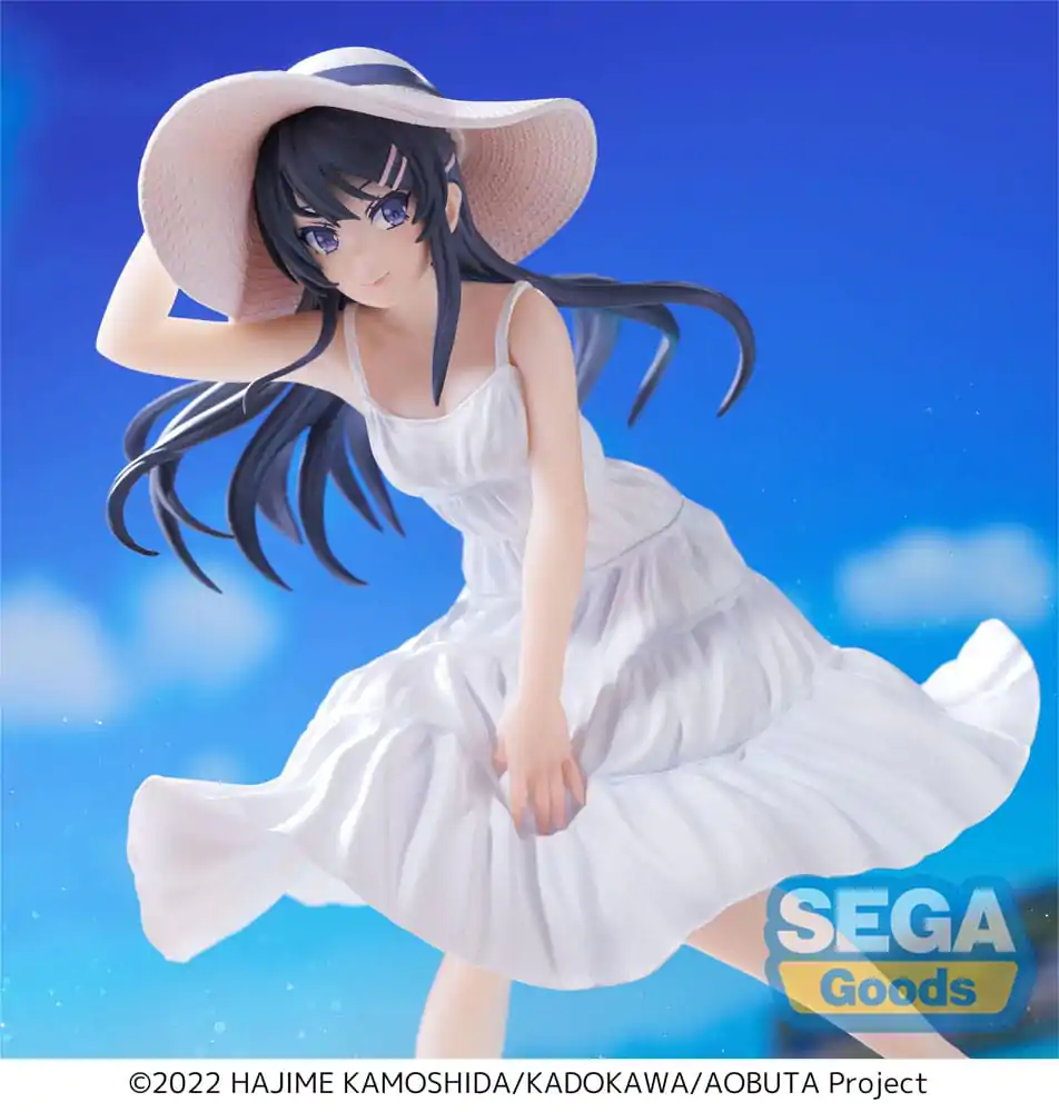 Rascal Does Not Dream of a Bunny Girl Senpai Luminasta PVC Kip Mai Sakurajima Summer Dress 17 cm fotografija izdelka