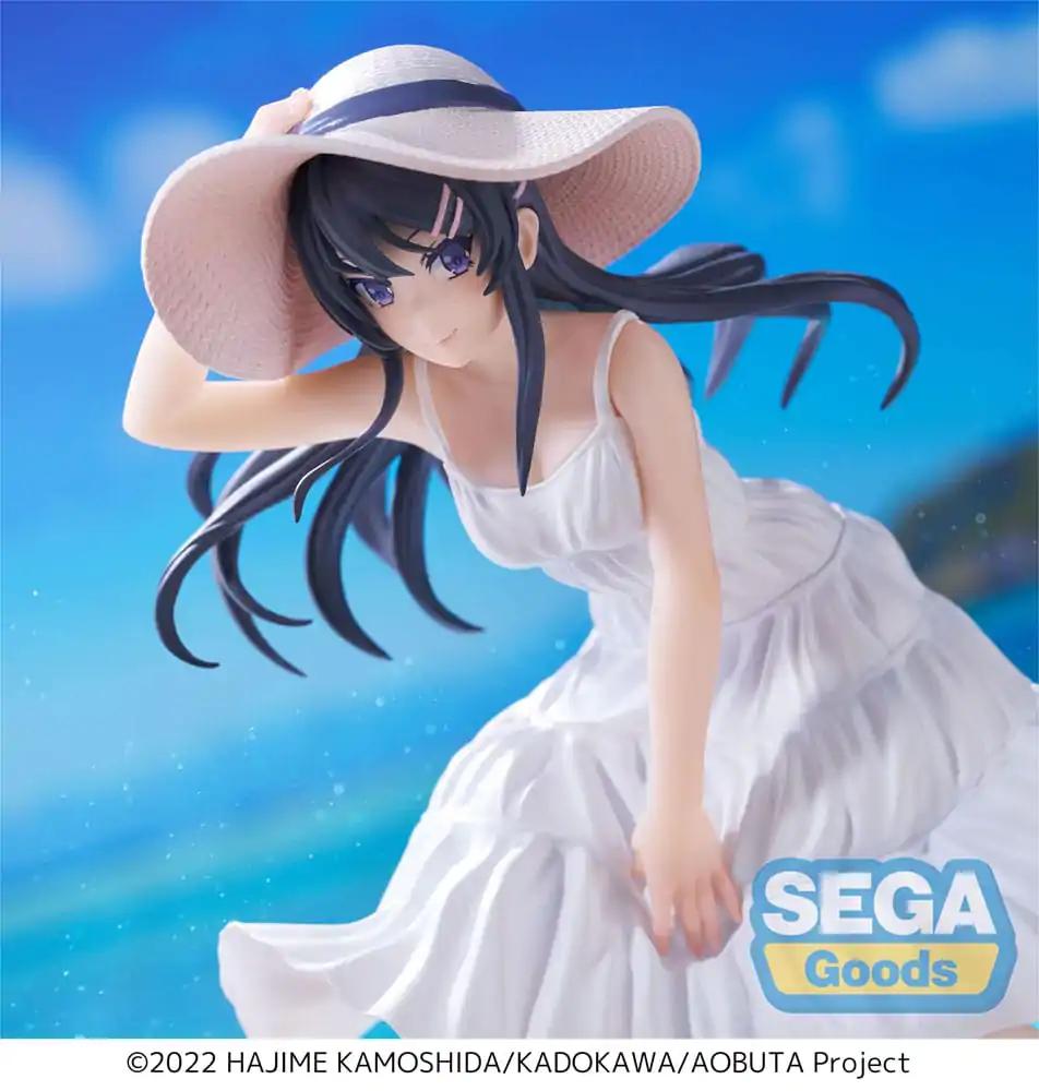 Rascal Does Not Dream of a Bunny Girl Senpai Luminasta PVC Kip Mai Sakurajima Summer Dress 17 cm fotografija izdelka