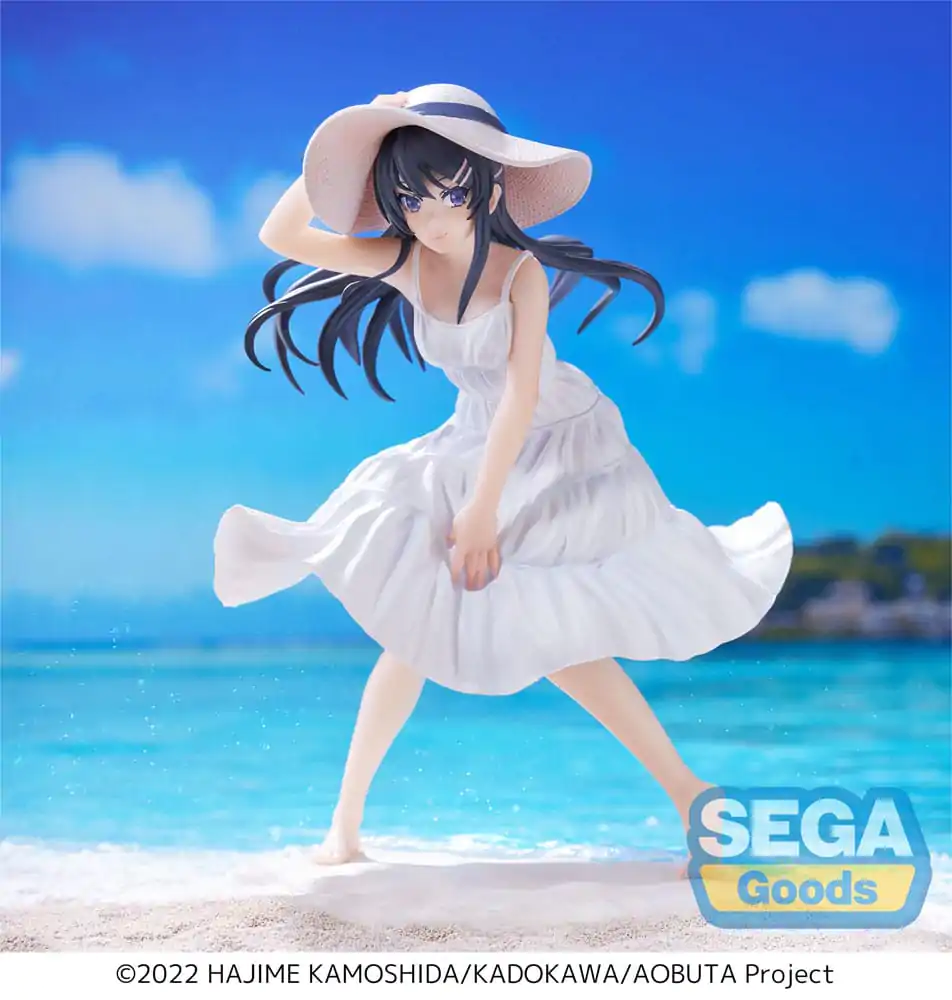 Rascal Does Not Dream of a Bunny Girl Senpai Luminasta PVC Kip Mai Sakurajima Summer Dress 17 cm fotografija izdelka