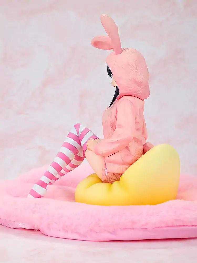 Rascal Does Not Dream of a Knapsack Kid PVC Kip 1/7 Mai Sakurajima Hoodie Look Rabbit Ears Ver. 18 cm fotografija izdelka