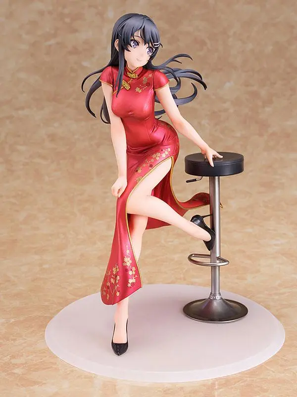 Rascal Does Not Dream of Bunny Girl Senpai Kip 1/7 Mai Sakurajima Chinese Dress Ver. 22 cm fotografija izdelka