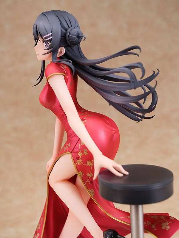 Rascal Does Not Dream of Bunny Girl Senpai Kip 1/7 Mai Sakurajima Chinese Dress Ver. 22 cm fotografija izdelka