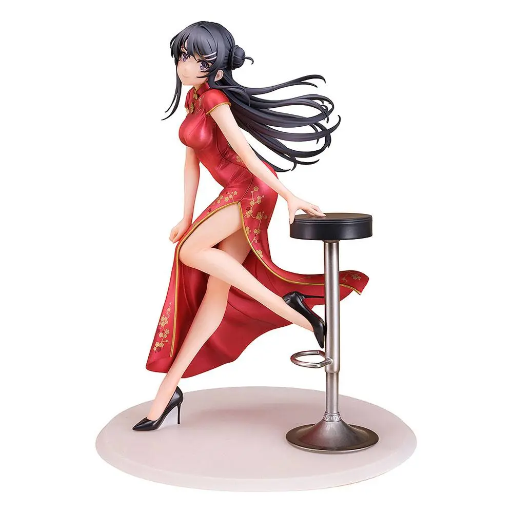 Rascal Does Not Dream of Bunny Girl Senpai Kip 1/7 Mai Sakurajima Chinese Dress Ver. 22 cm fotografija izdelka