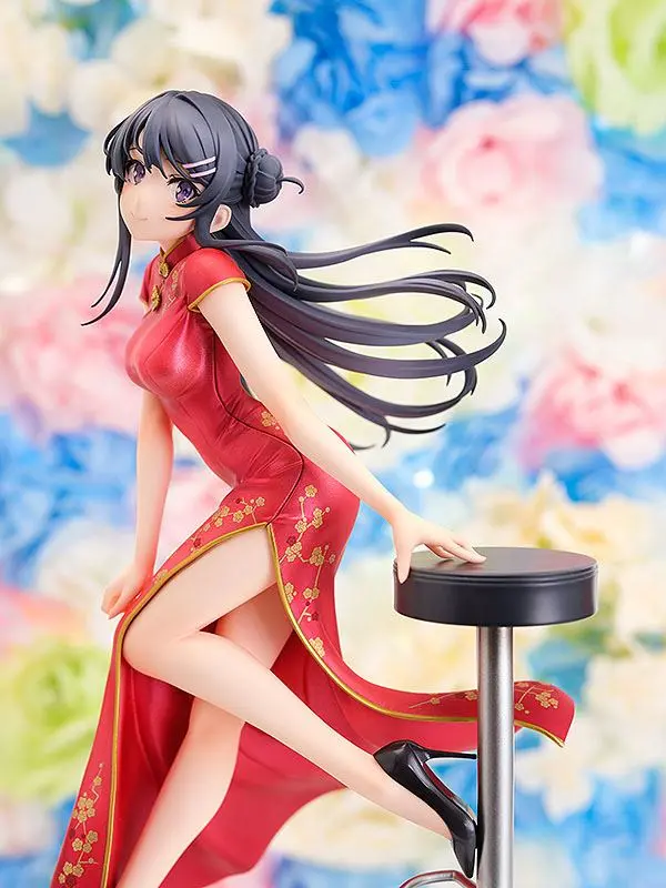 Rascal Does Not Dream of Bunny Girl Senpai Kip 1/7 Mai Sakurajima Chinese Dress Ver. 22 cm fotografija izdelka