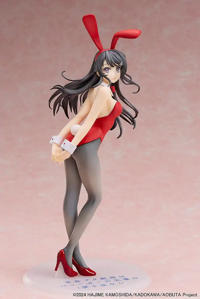 Rascal Does Not Dream of Bunny Girl Senpai Kip 1/7 Mai Sakurajima Red Bunny Girl Ver. 27 cm fotografija izdelka