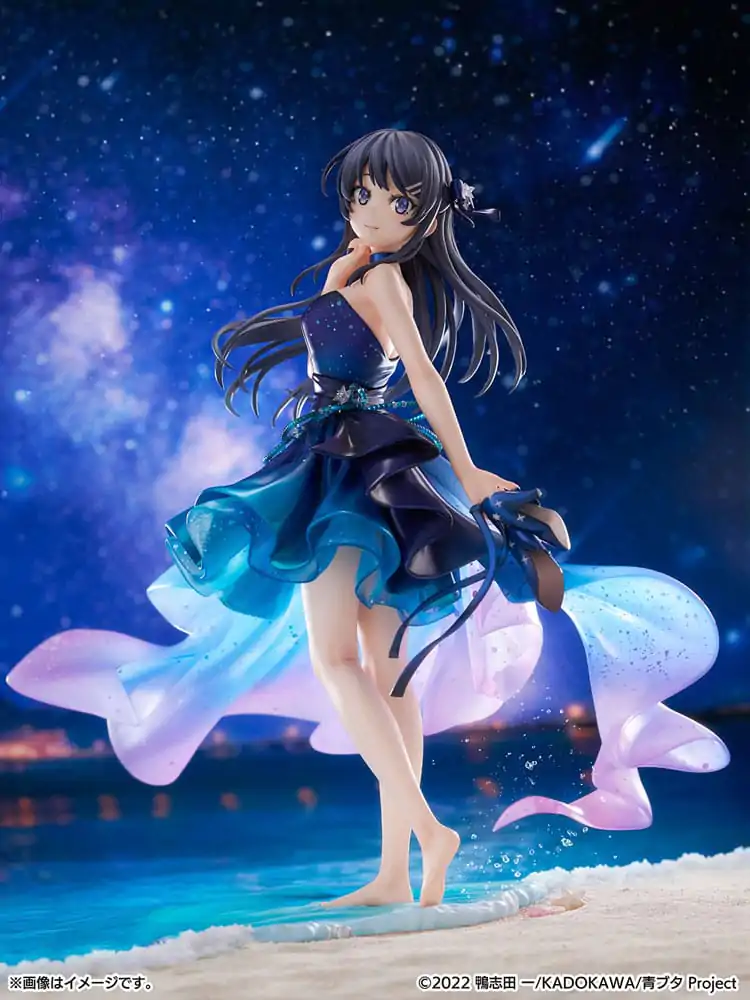 Rascal Does Not Dream of Bunny Girl Senpai PVC socha 1/7 Mai Sakurajima Starry night sky Ver. 25 cm fotografija izdelka