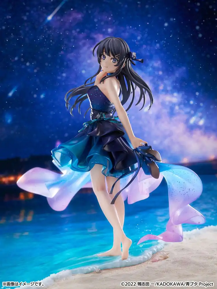 Rascal Does Not Dream of Bunny Girl Senpai PVC socha 1/7 Mai Sakurajima Starry night sky Ver. 25 cm fotografija izdelka