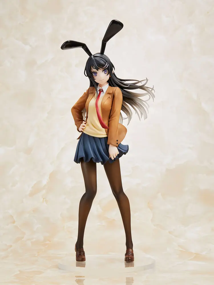 Rascal Does Not Dream of Bunny Girl Senpai Mai Sakurajima Šolska Uniforma Zajčica Verzija 20 cm fotografija izdelka