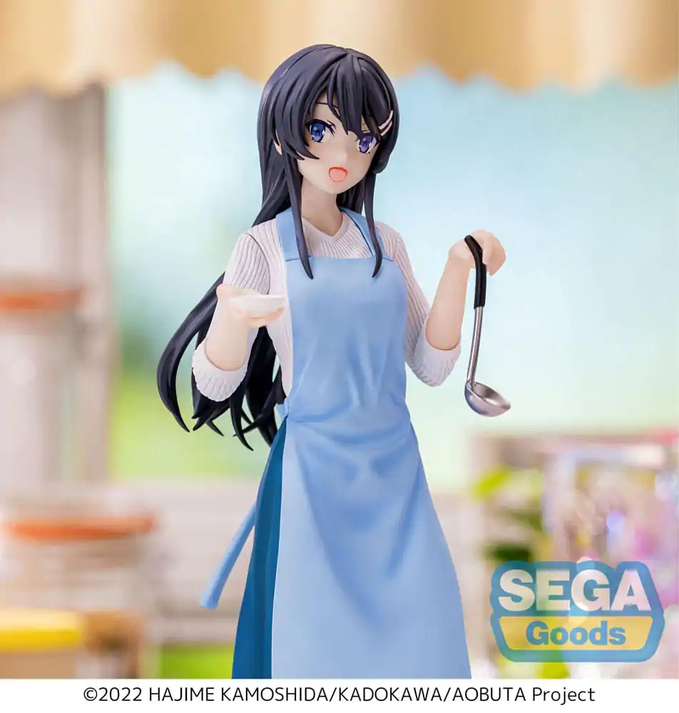 Rascal Does Not Dream of Bunny Girl Senpai Luminasta PVC kip Mai Sakurajima Apron 14 cm fotografija izdelka