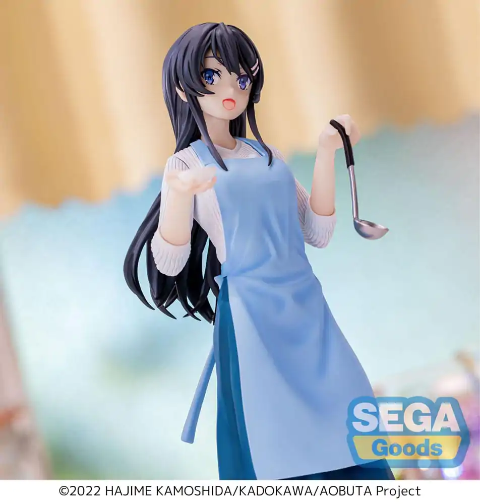 Rascal Does Not Dream of Bunny Girl Senpai Luminasta PVC kip Mai Sakurajima Apron 14 cm fotografija izdelka