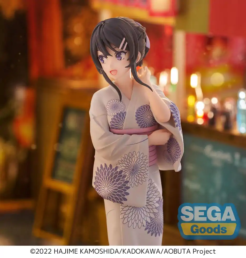 Rascal Does Not Dream of Bunny Girl Senpai Luminasta PVC Kip Mai Sakurajima Yukata 22 cm fotografija izdelka