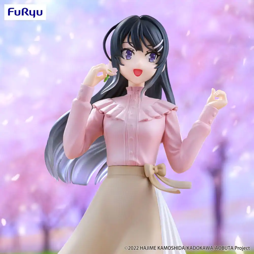 Rascal Does Not Dream of Bunny Girl Senpai Trio-Try-iT PVC kip Mai Sakurajima Spring Outfit Ver. 21 cm fotografija izdelka