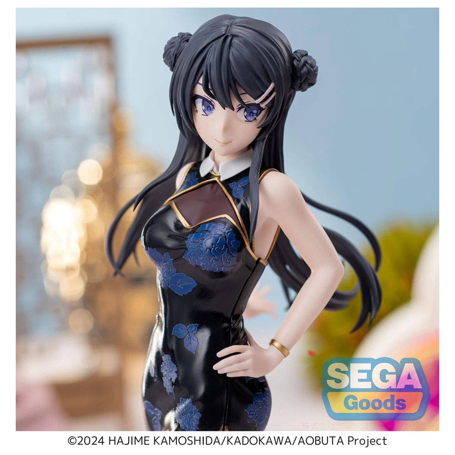 Rascal Does Not Dream Series XStellar PVC Kip Mai Sakurajima Chinese Dress 22 cm fotografija izdelka