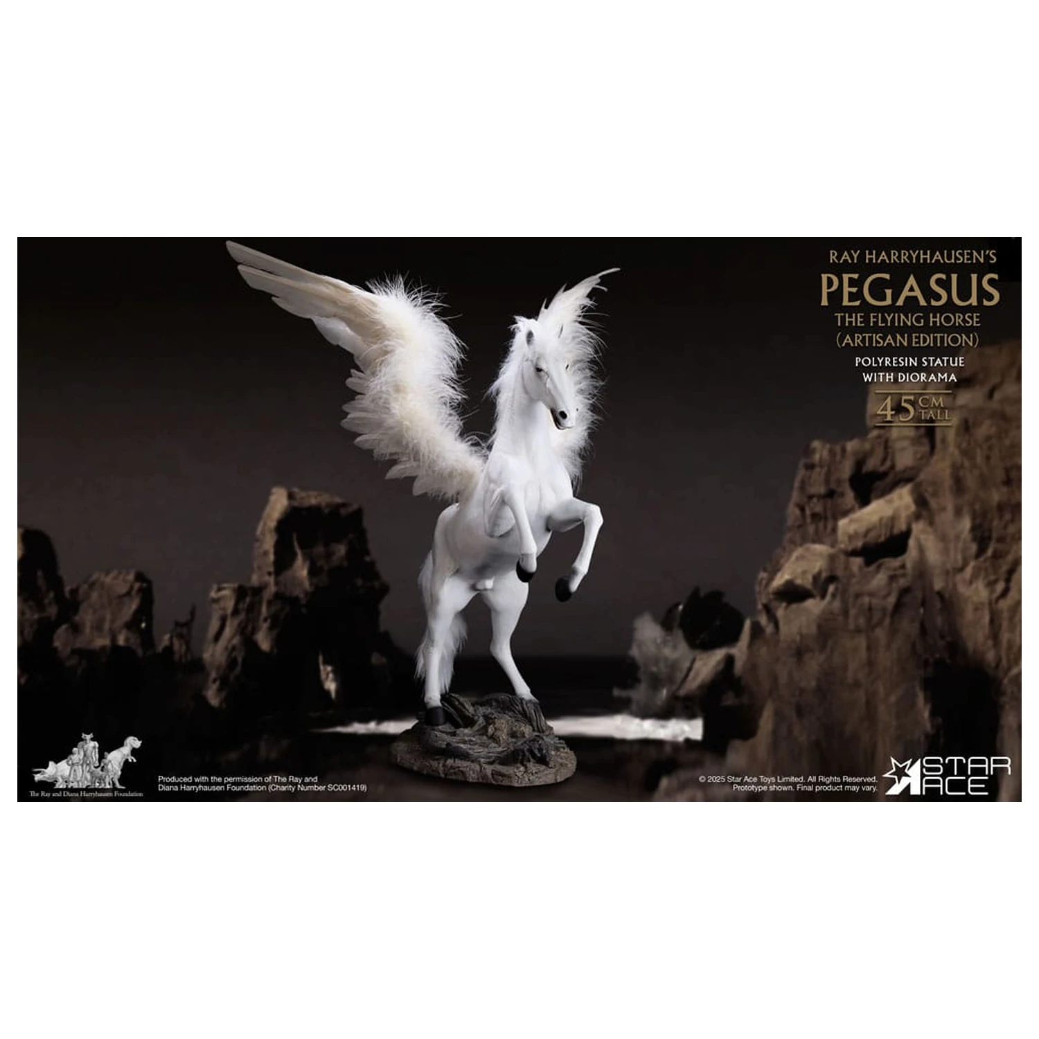 Ray Harryhausen diorama 1/6 Pegasus The Flying Horse (Artisan Edition) 50 centimetrov fotografija izdelka