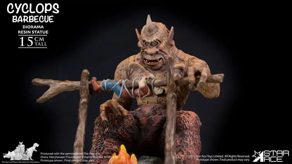 Ray Harryhausen Diorama 1/8 Cyclops Prizor žara 17 cm fotografija izdelka