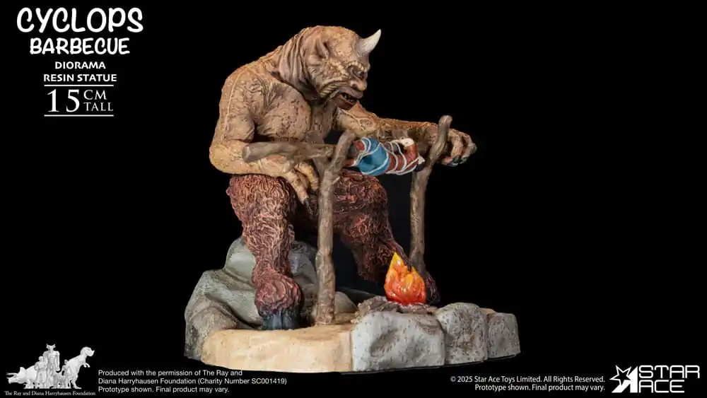 Ray Harryhausen Diorama 1/8 Cyclops Prizor žara 17 cm fotografija izdelka
