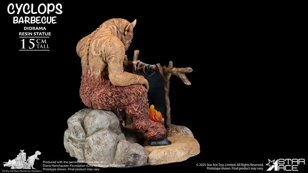 Ray Harryhausen Diorama 1/8 Cyclops Prizor žara 17 cm fotografija izdelka