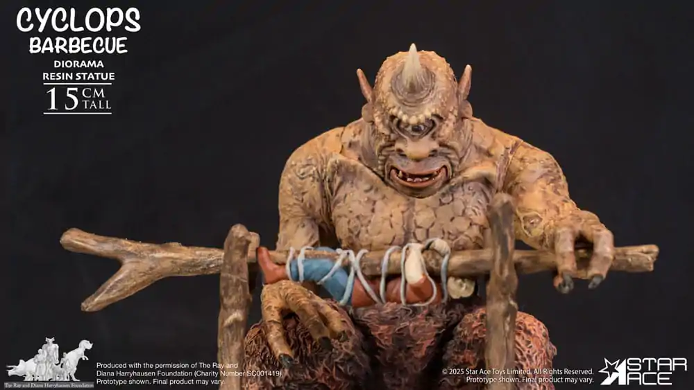 Ray Harryhausen Diorama 1/8 Cyclops Prizor žara 17 cm fotografija izdelka