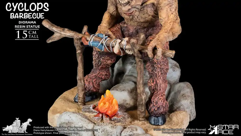Ray Harryhausen Diorama 1/8 Cyclops Prizor žara 17 cm fotografija izdelka