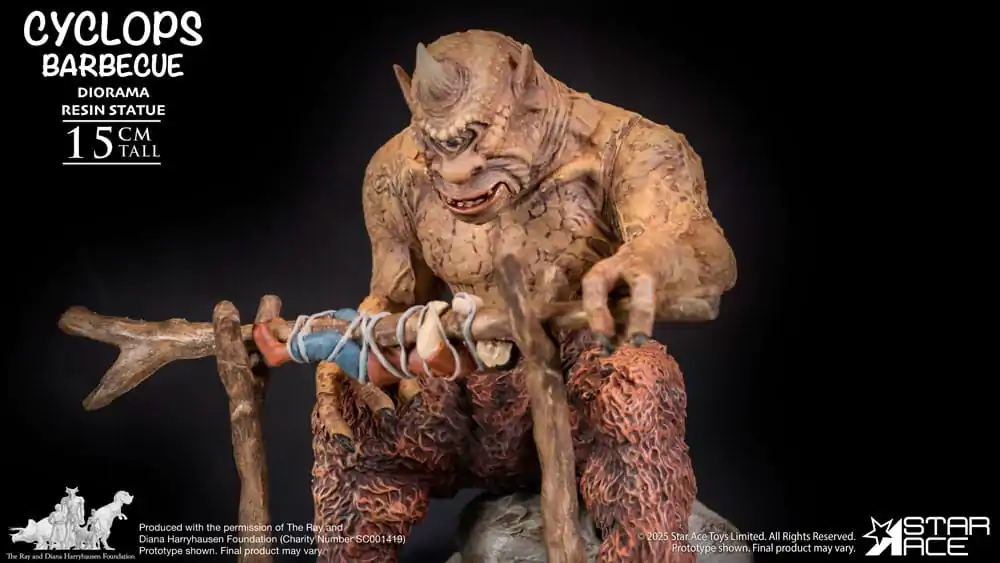 Ray Harryhausen Diorama 1/8 Cyclops Prizor žara 17 cm fotografija izdelka