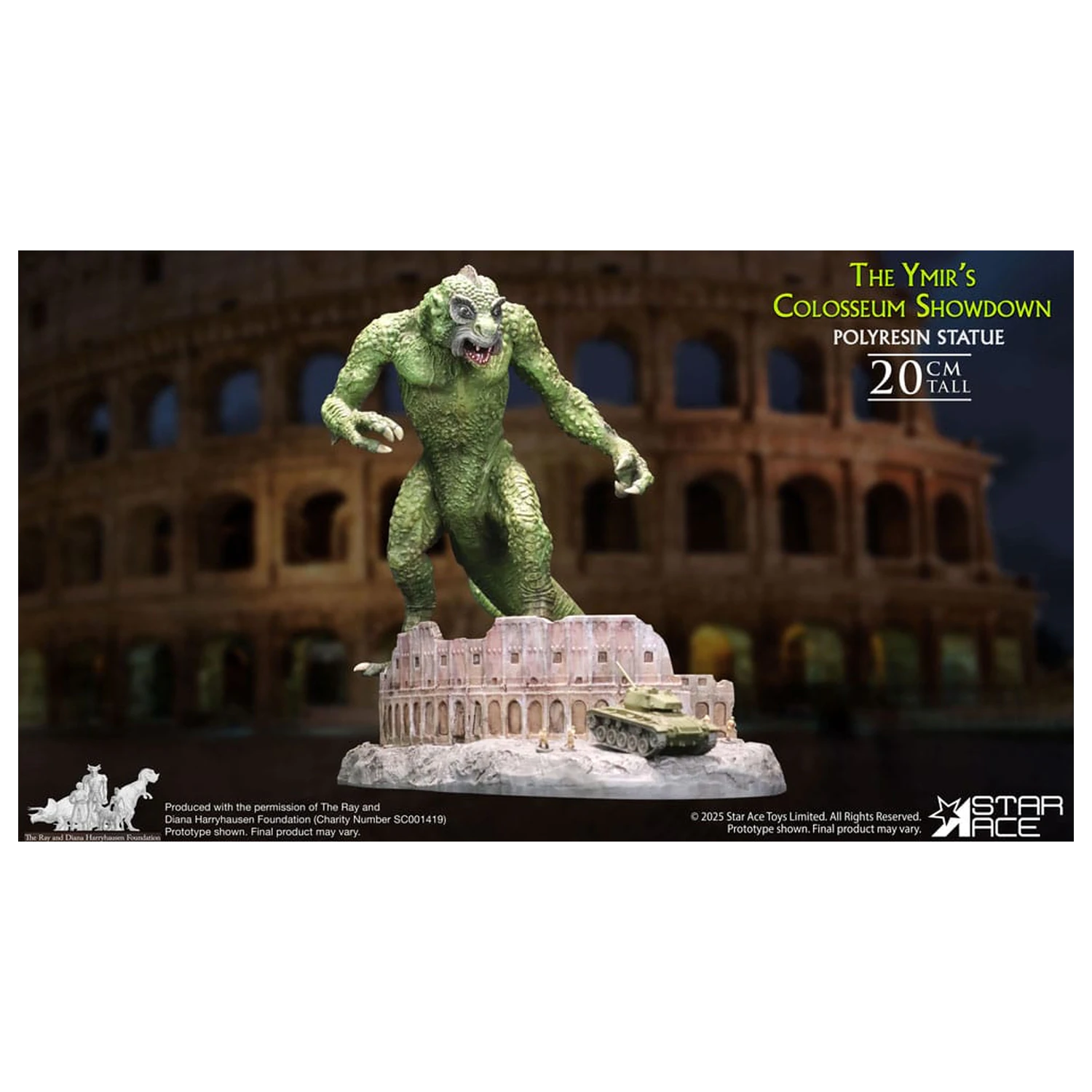 Ray Harryhausen Diorama 1/8 Kolosejski obračun Ymirja 20 cm fotografija izdelka