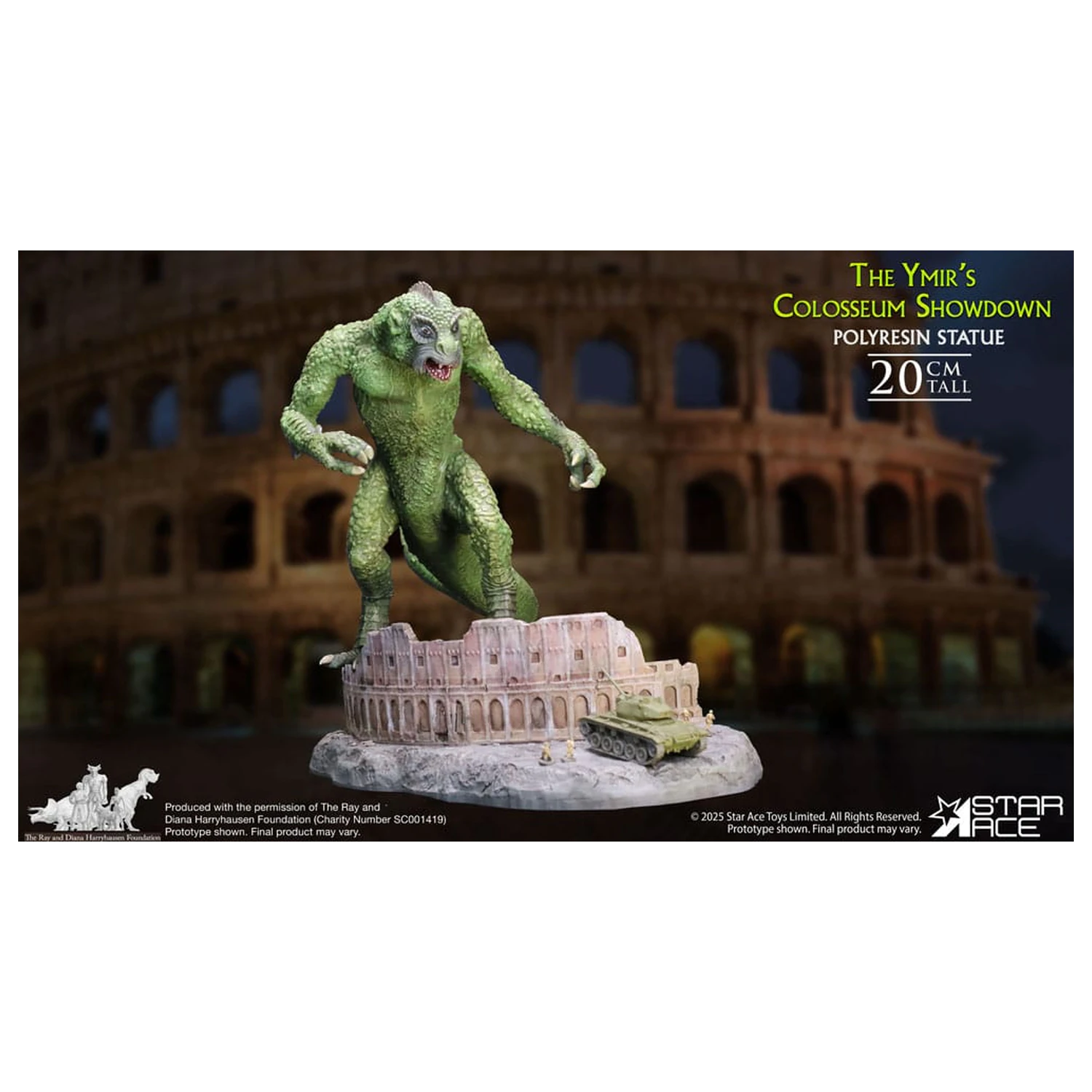 Ray Harryhausen Diorama 1/8 Kolosejski obračun Ymirja 20 cm fotografija izdelka