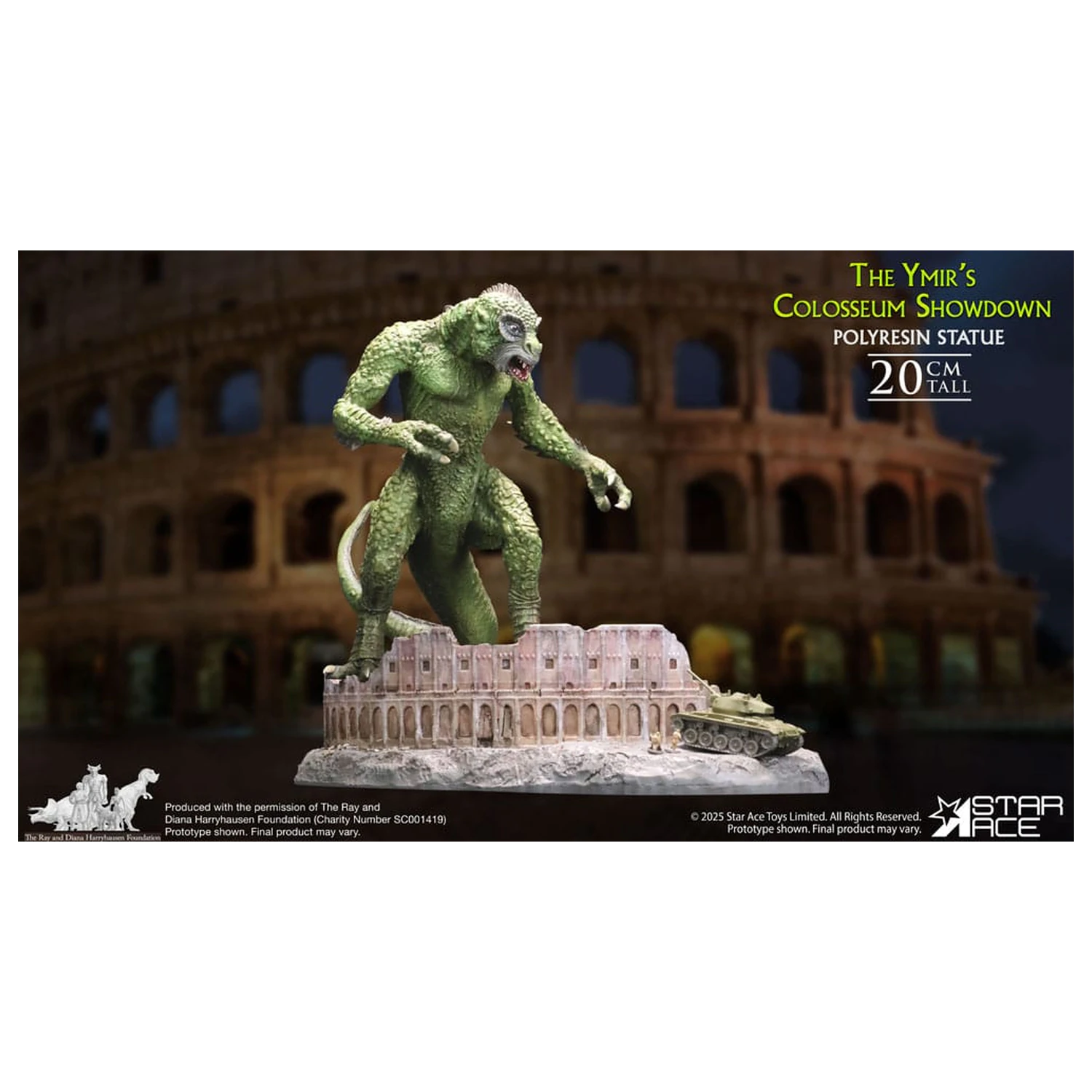 Ray Harryhausen Diorama 1/8 Kolosejski obračun Ymirja 20 cm fotografija izdelka
