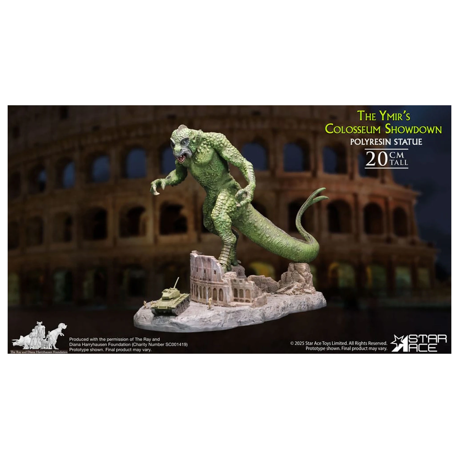 Ray Harryhausen Diorama 1/8 Kolosejski obračun Ymirja 20 cm fotografija izdelka